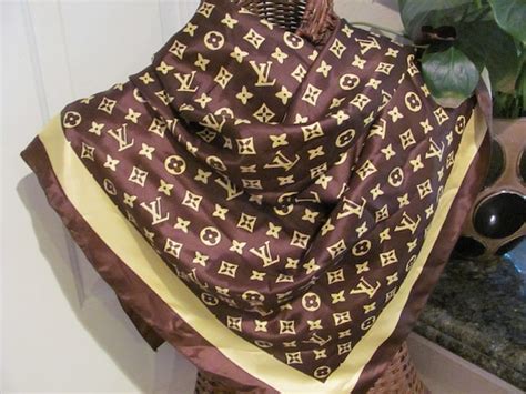 how to tell fake louis vuitton scarf|vintage louis vuitton scarf.